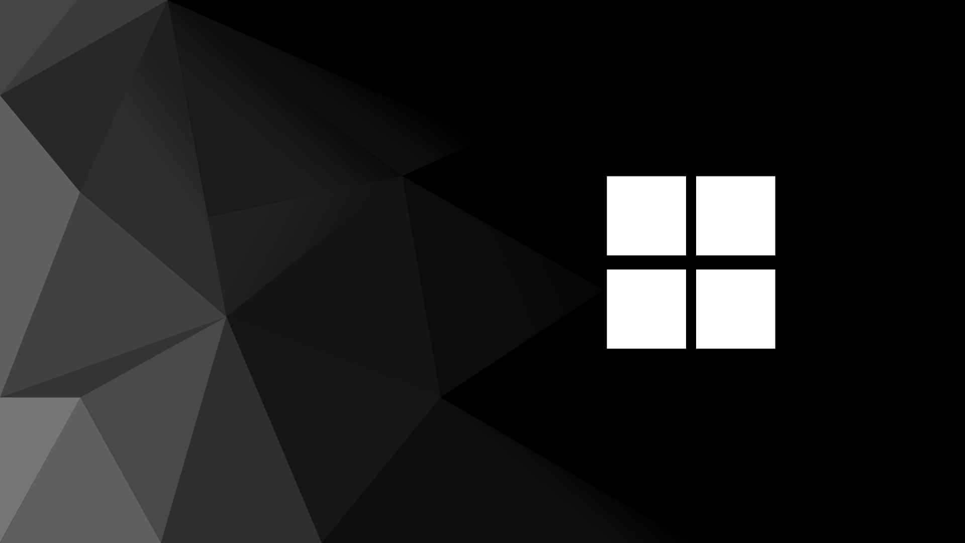 windows 11, gradient, polygon art, minimalism