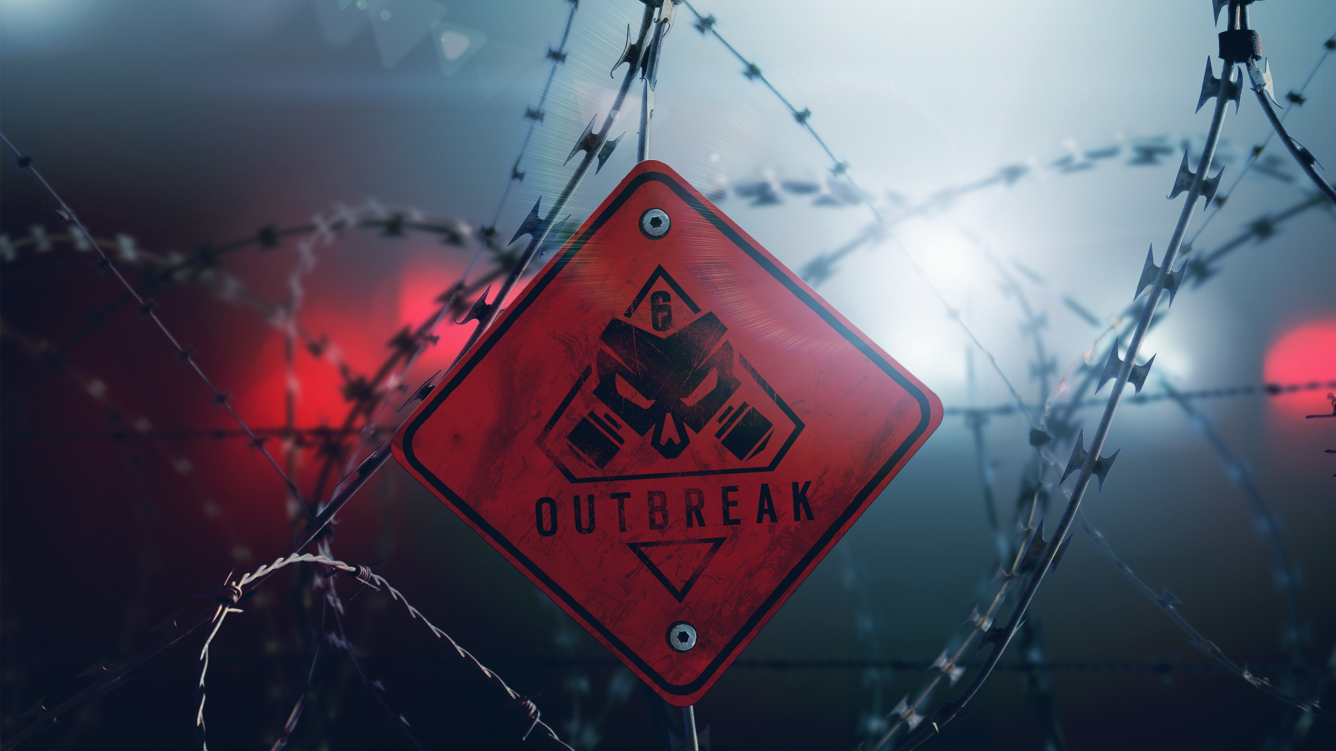 Tom clancys rainbow six siege 4K Game Wallpapers, red signage 1920x1080px (1080P) free download