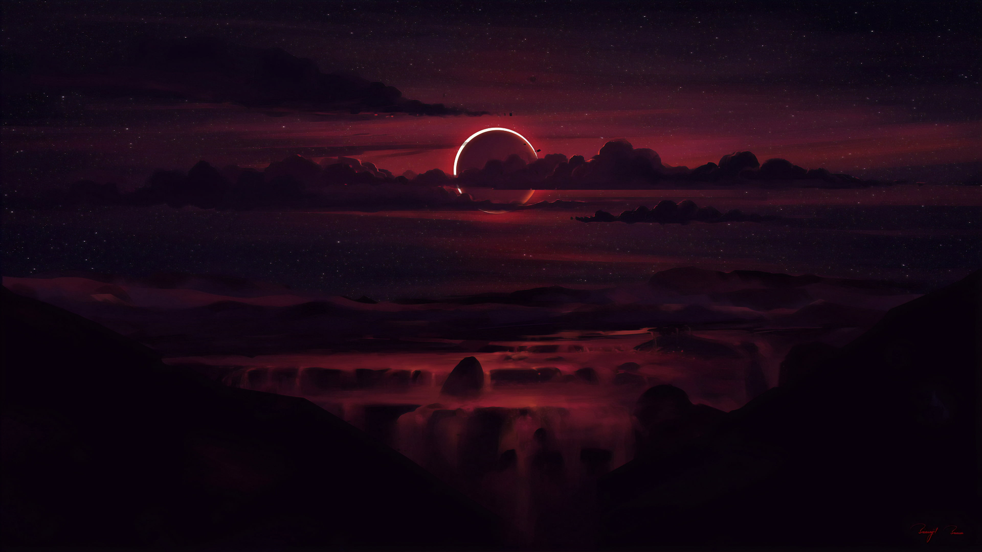 digital, digital art, artwork, fantasy art, drawing, painting 1920x1080px (1080P) free download