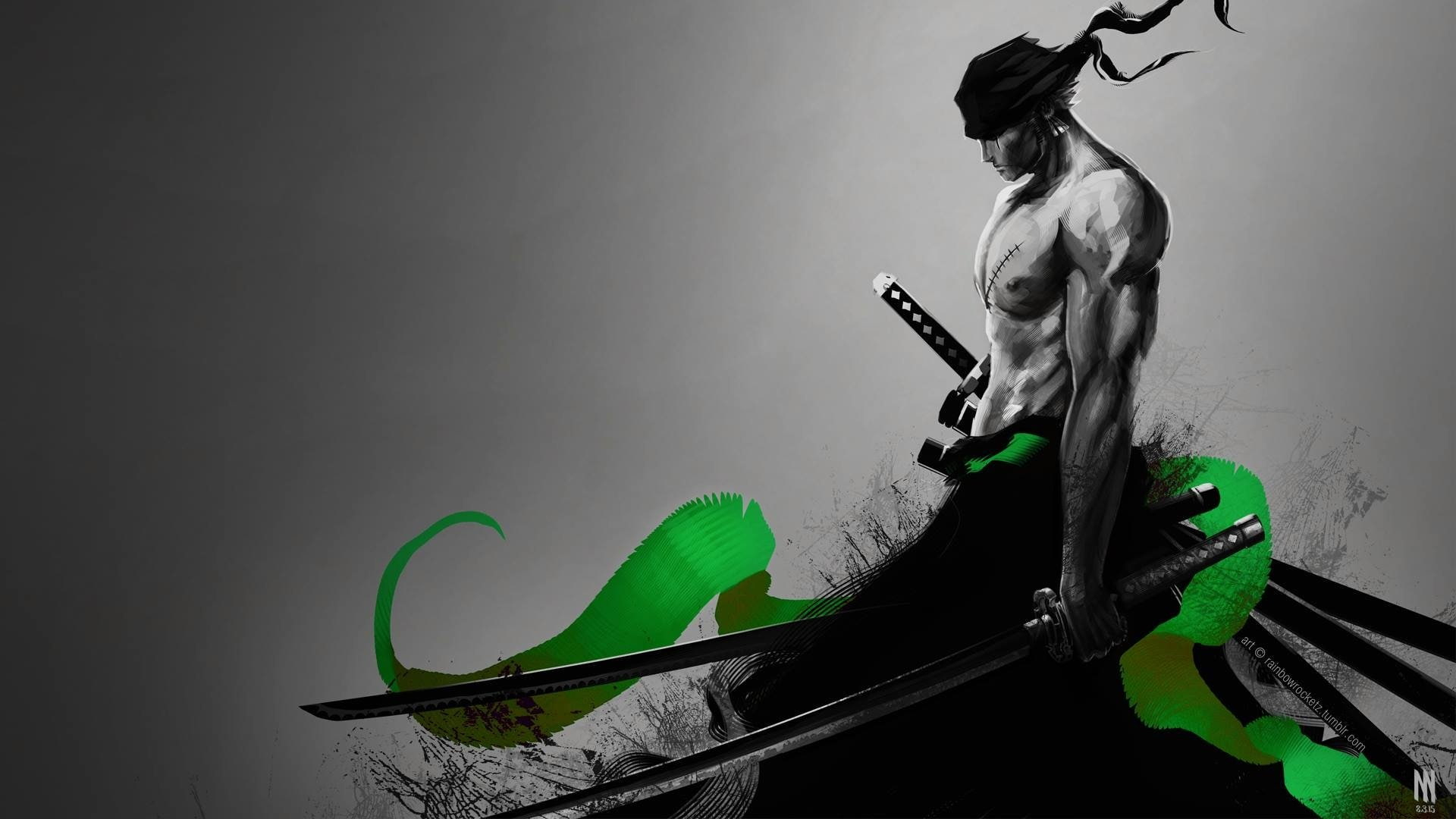 Anime, One Piece, Zoro Roronoa 1920x1080px (1080P) free download