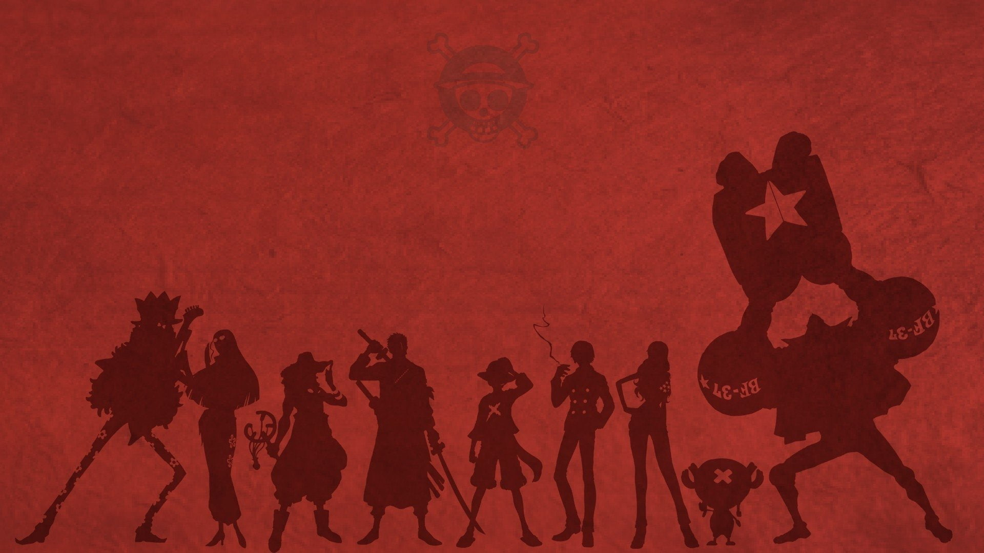 Anime, One Piece, Brook (One Piece), Franky (One Piece), Monkey D. Luffy 1920x1080px (1080P) free download