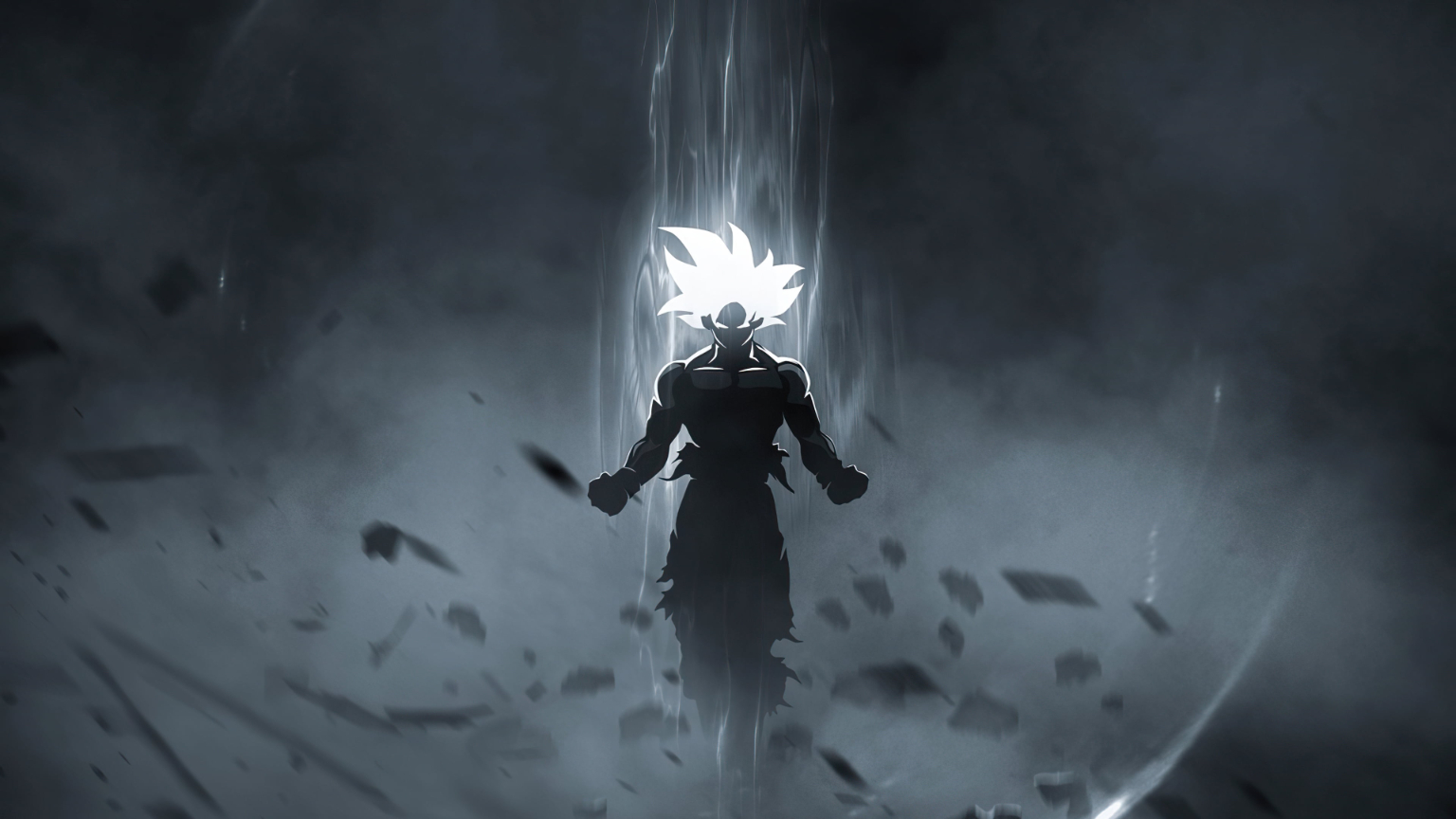 Son Goku, anime, saiyan, Dragon Ball Z, digital art, artwork 1536x864px (720P) free download