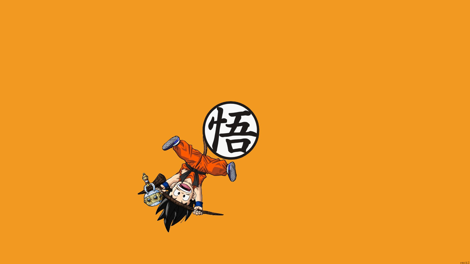 Son Goku illustration, Dragon Ball, Dragon Ball Z, Kid Goku, anime 1536x864px (720P) free download