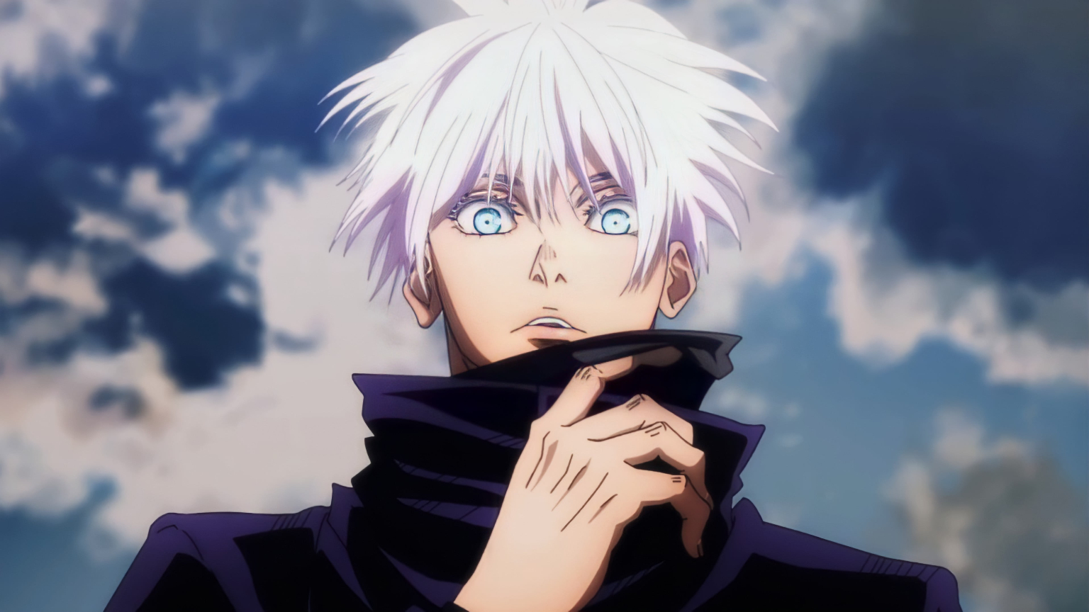 Jujutsu Kaisen, Satoru Gojo, anime boys, anime girls 1536x864px (720P) free download