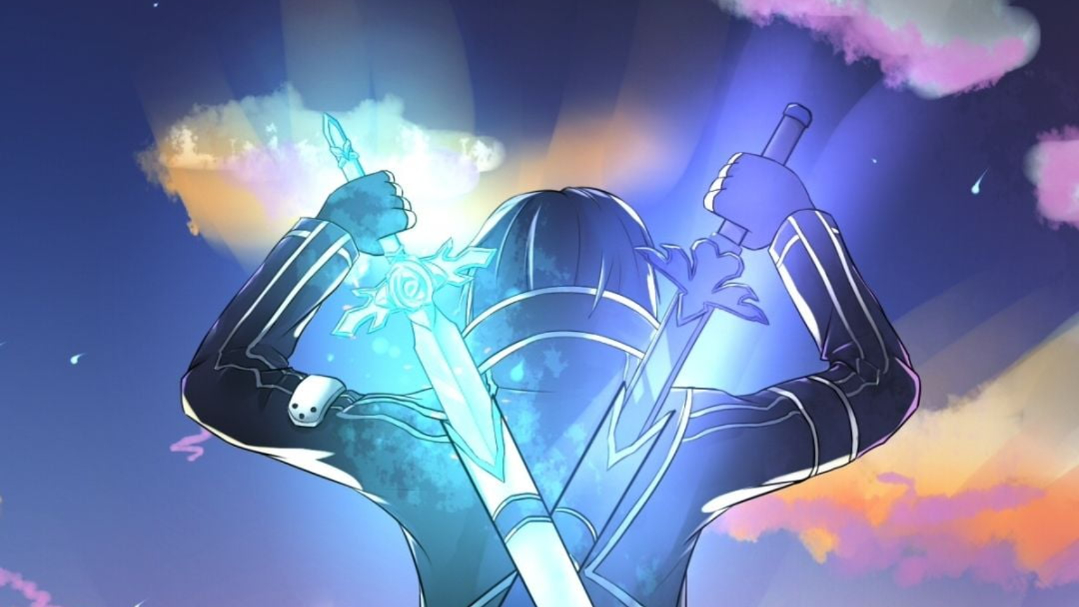 anime, Sword Art Online Alicization, Kirito (Sword Art Online) 1536x864px (720P) free download