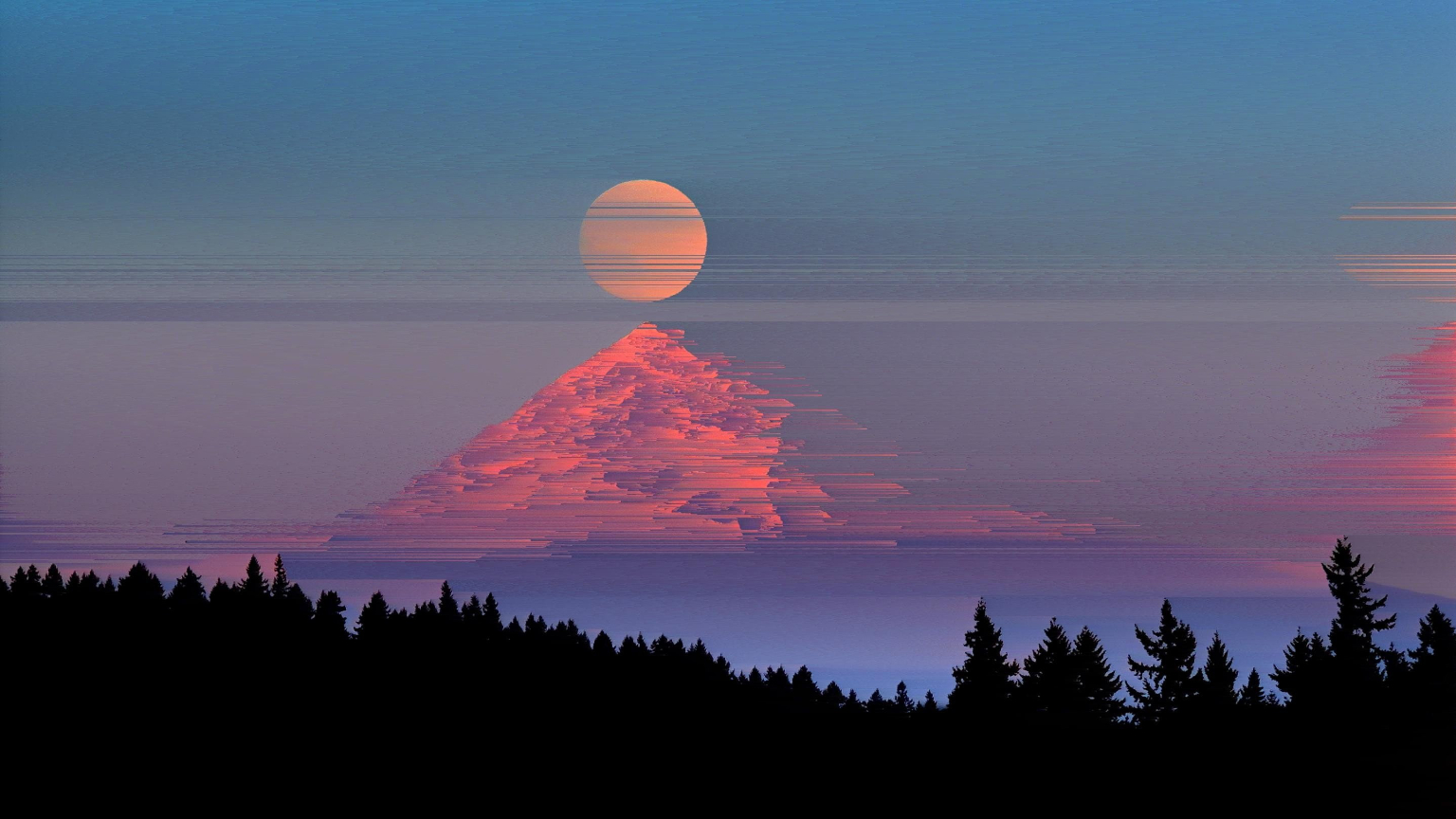 Aesthetic, neon 1536x864px